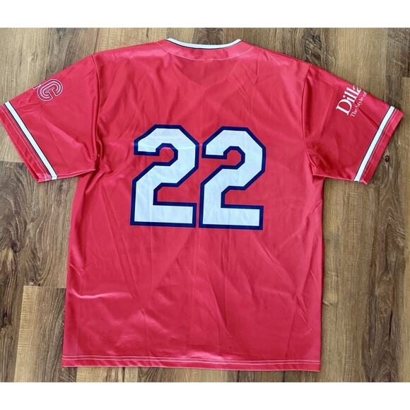 Reno Aces MiLB Battle Born Nevada Red Jersey Mens XL #22 EUC - Picture 4 of 11